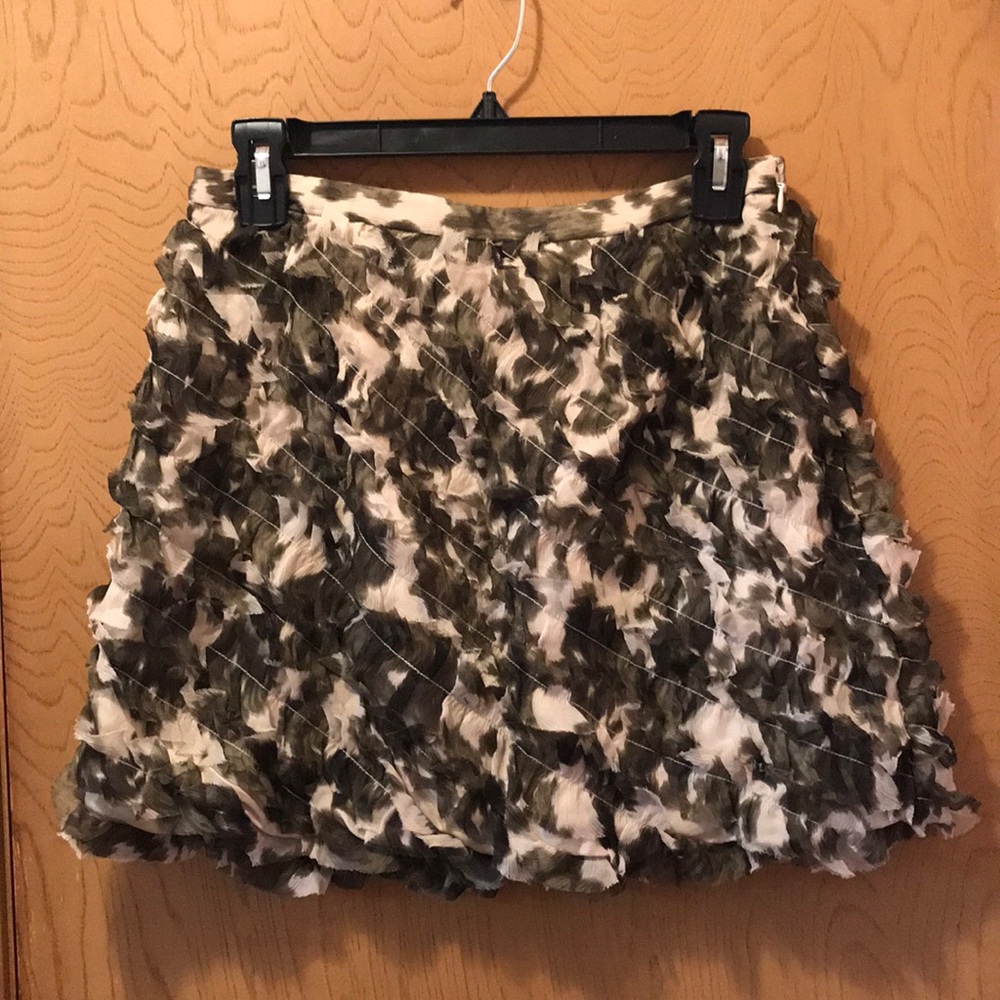 J. Crew silk miniskirt